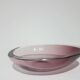 Decorative bowl, pink-purple, glass, designed by A. F. Gangkofner, Hessengl