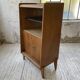 Meuble de rangement secrétaire chêne années 60