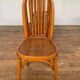 Series of 4 bistro chairs in curved wood fischel n° 196