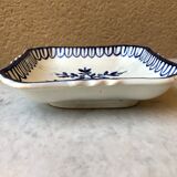 Glass underside and ceramic ramekin Gien France 60s