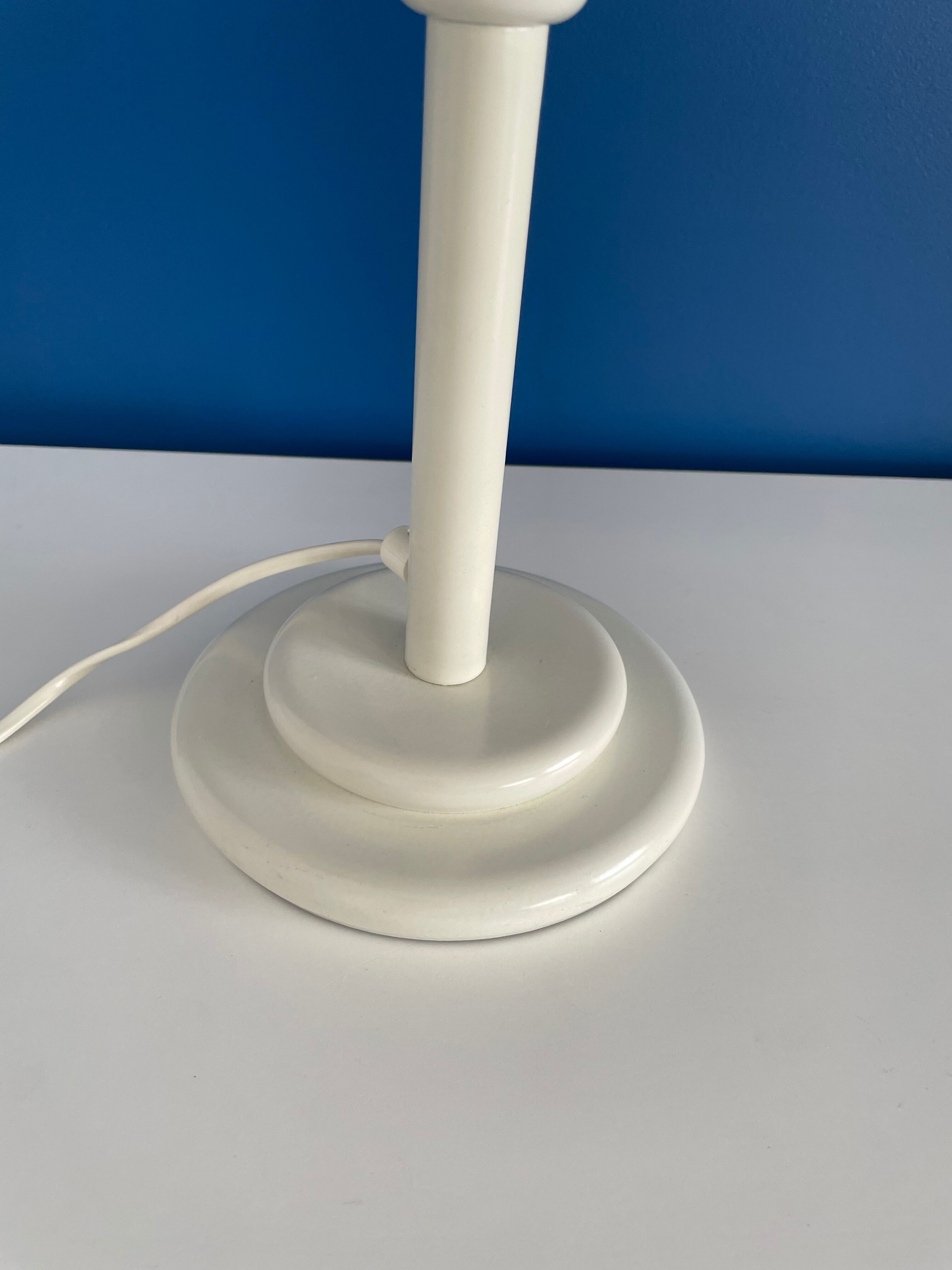 Lamp aluminor white beige dome / mushroom