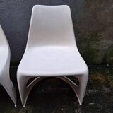 Set of 4 plastic chairs by Steen Ostergaard for Cado