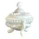 Vintage opaline glass candy dish