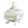 Vintage opaline glass candy dish