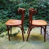 Paire de chaises bistrot