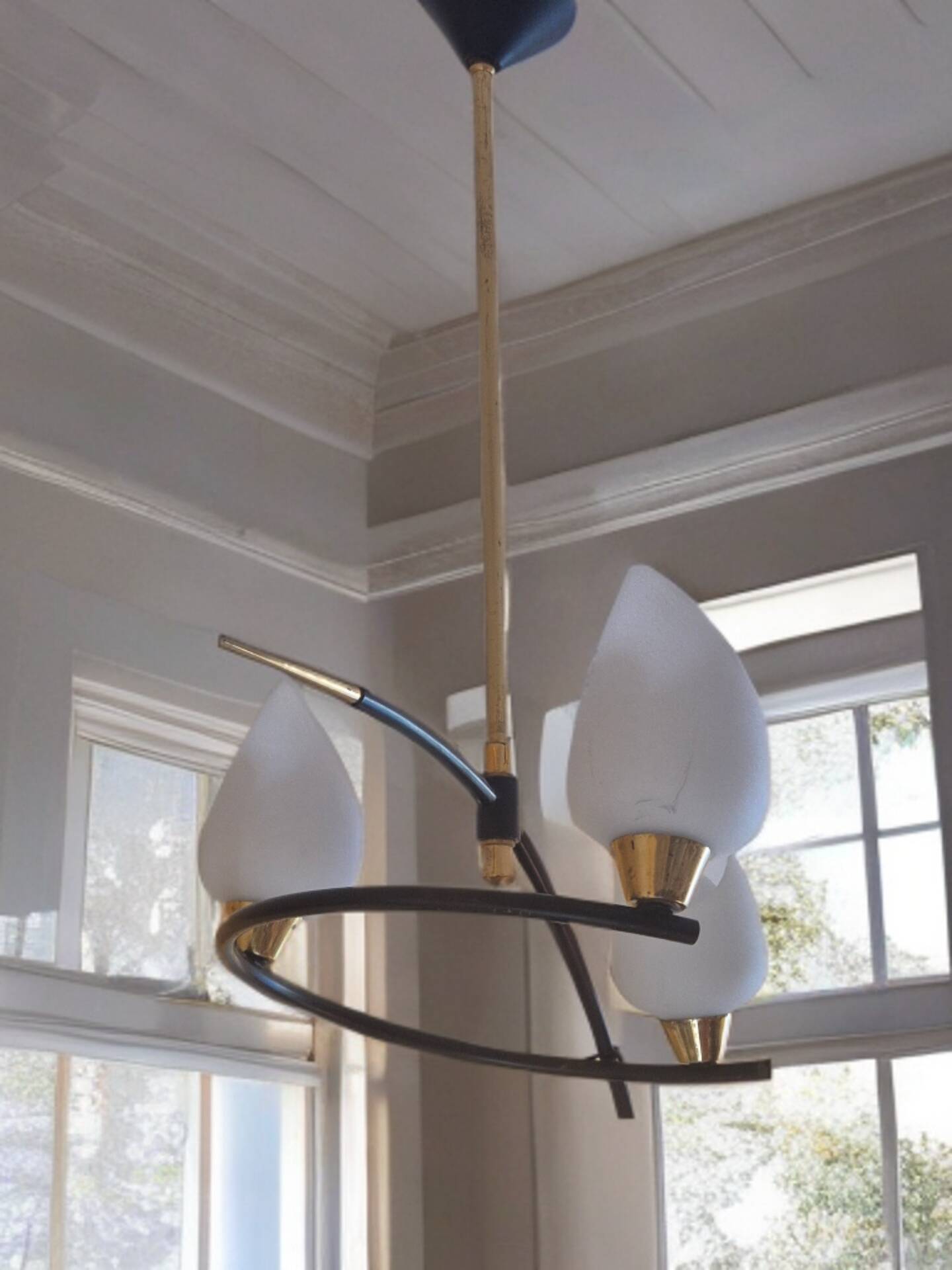 Arlus Suspension, French Vintage 1950s
