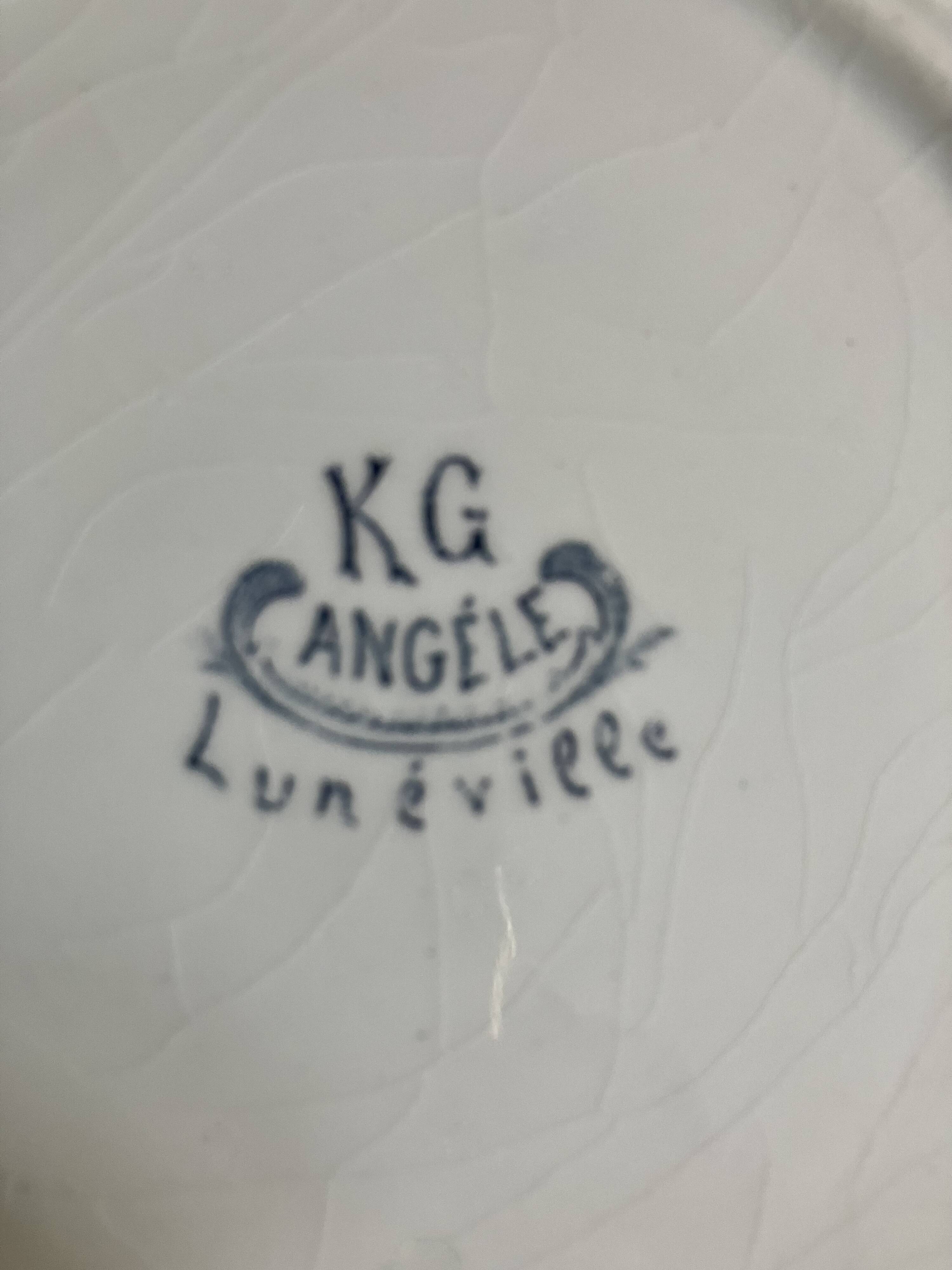 6 flat plates - Luneville KG - Angèle Service