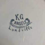 6 flat plates - Luneville KG - Angèle Service