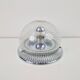 Vintage Ceiling Lamp in Chrome Glass from Hillebrand Lighting, 1960s