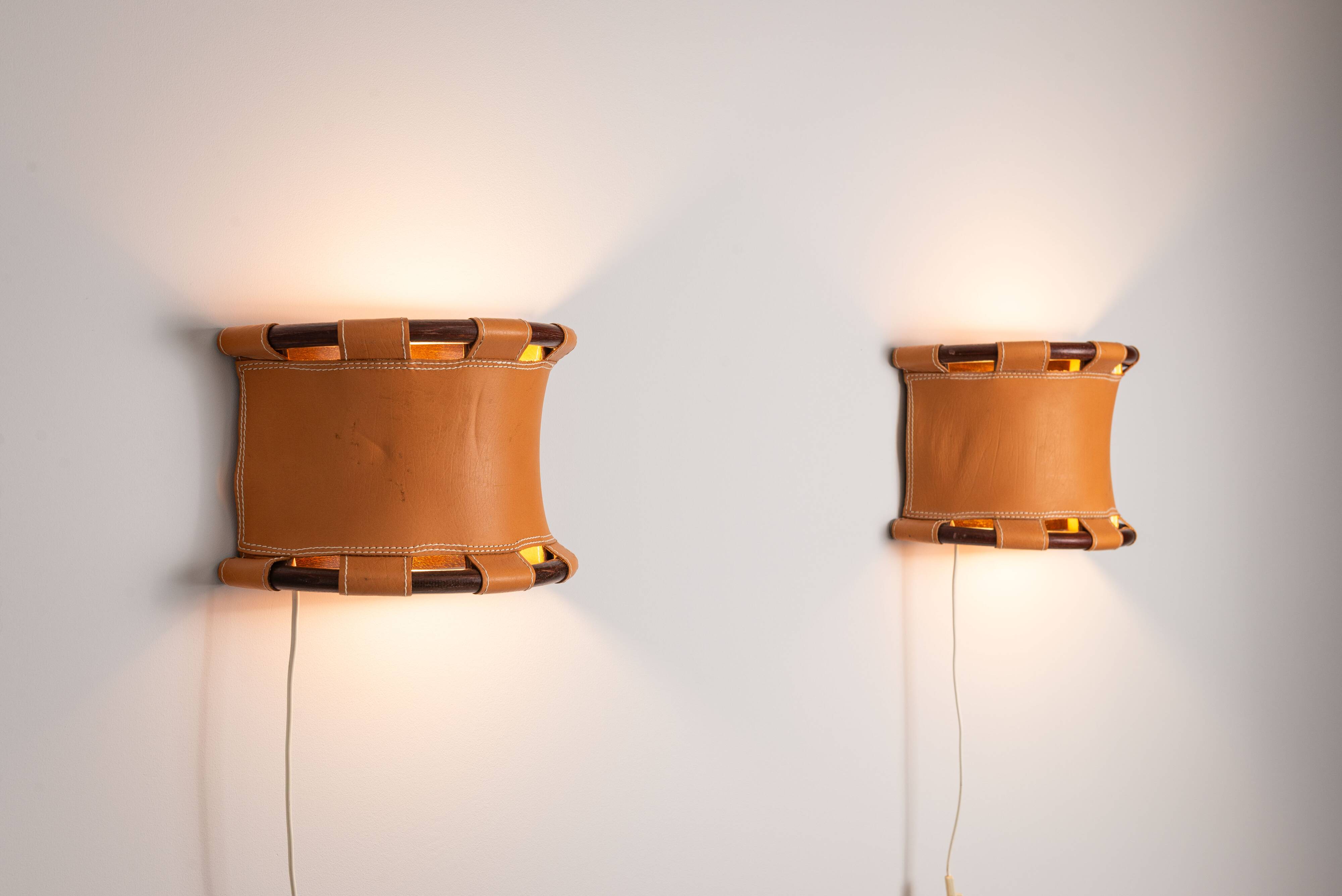 Anna Ehrner pair of wall lamps for Ateljé Lyktan