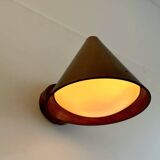 Vintage copper and opaline wall light, BEGA 1960