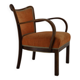 Art Deco Armchair, 1940s