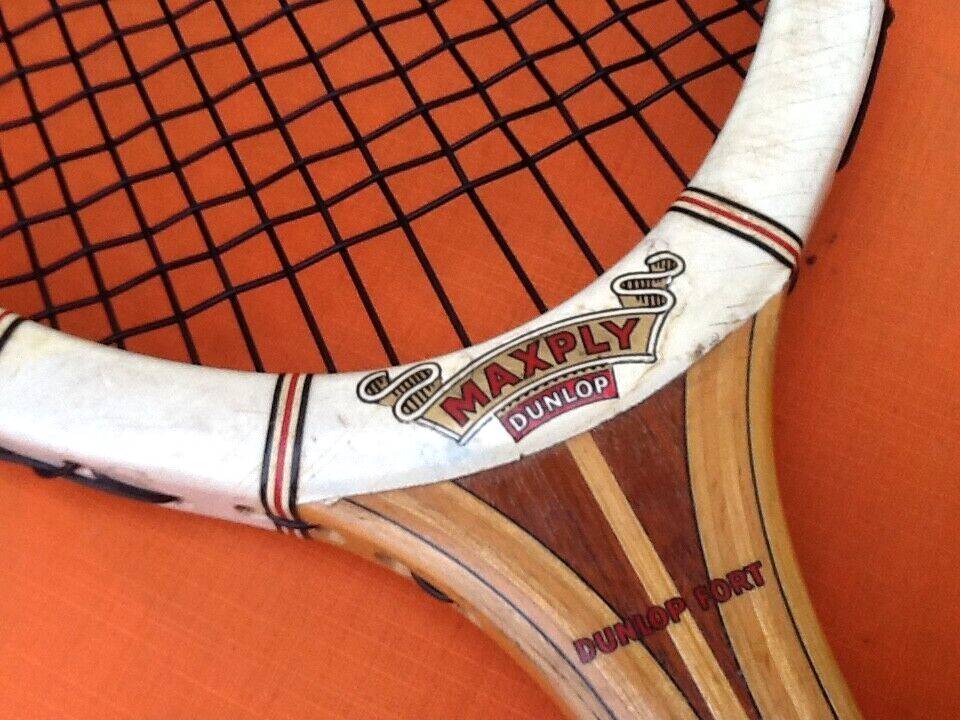 Dunlop maxply wooden tennis racket