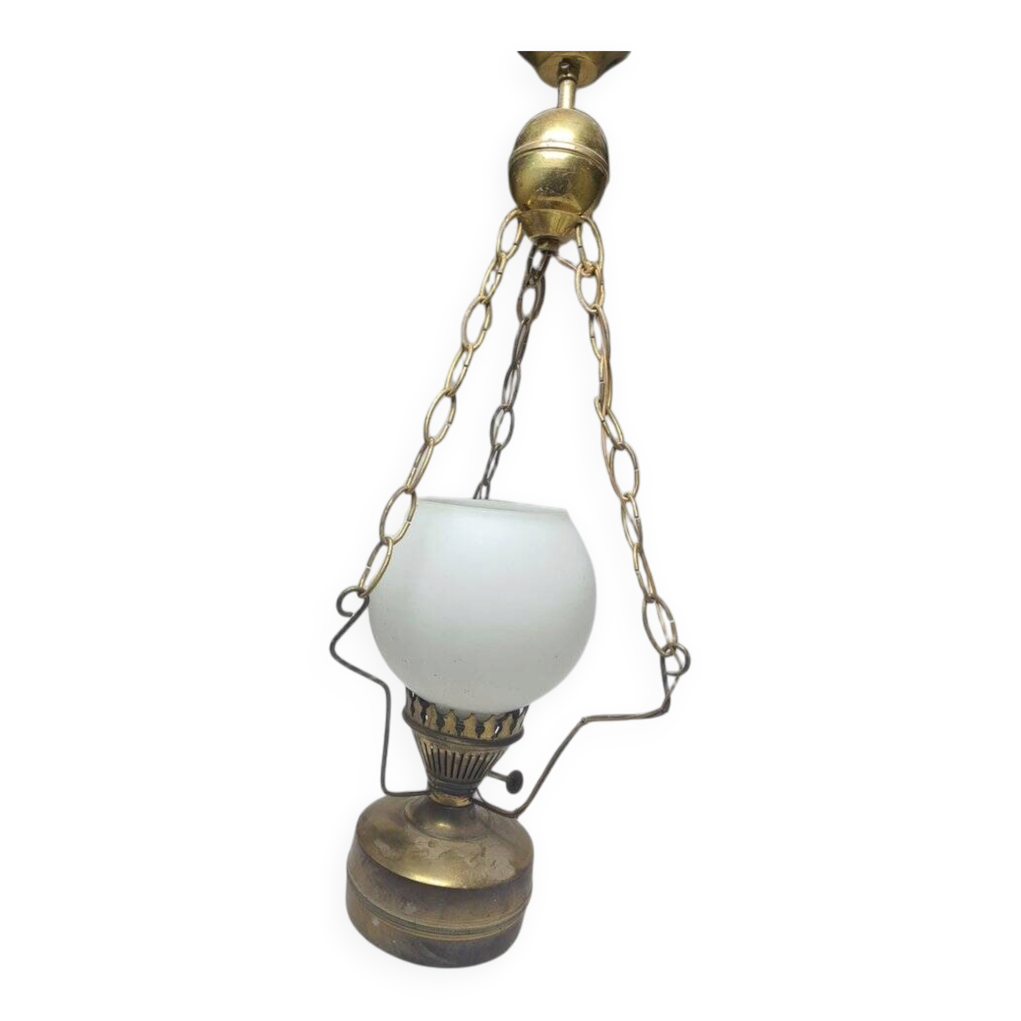Mid-century postmodern chandelier, Poland, 1970s