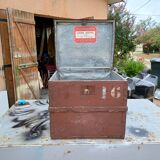 Square wooden trunk