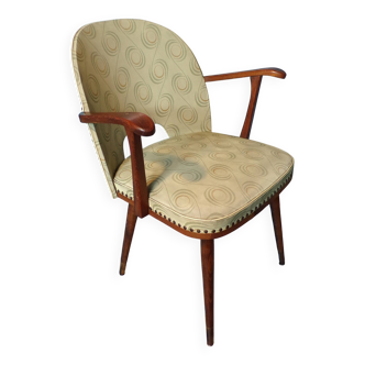 Vintage 1960s vinyl armchair