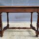 Louis XIII walnut desk • Small centre table in Renaissance style