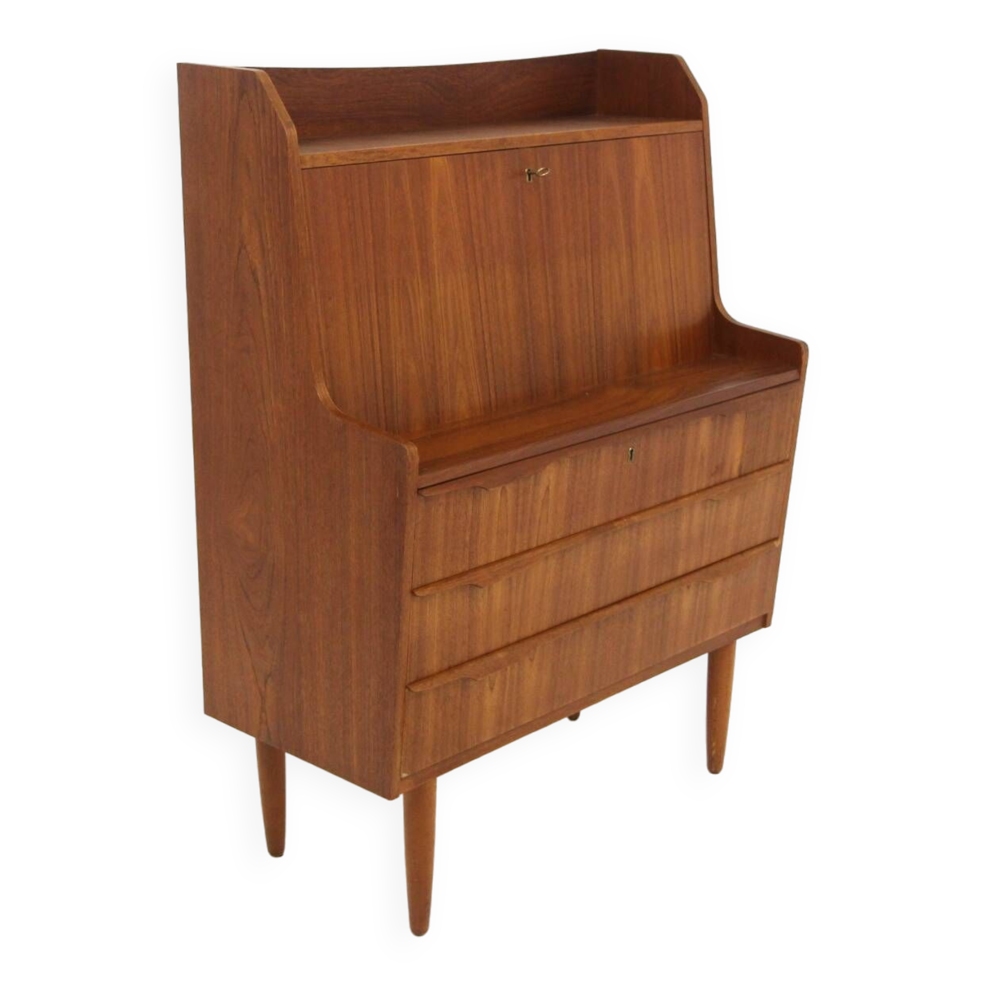 Scandinavian teak secretary, Denmark, 1960