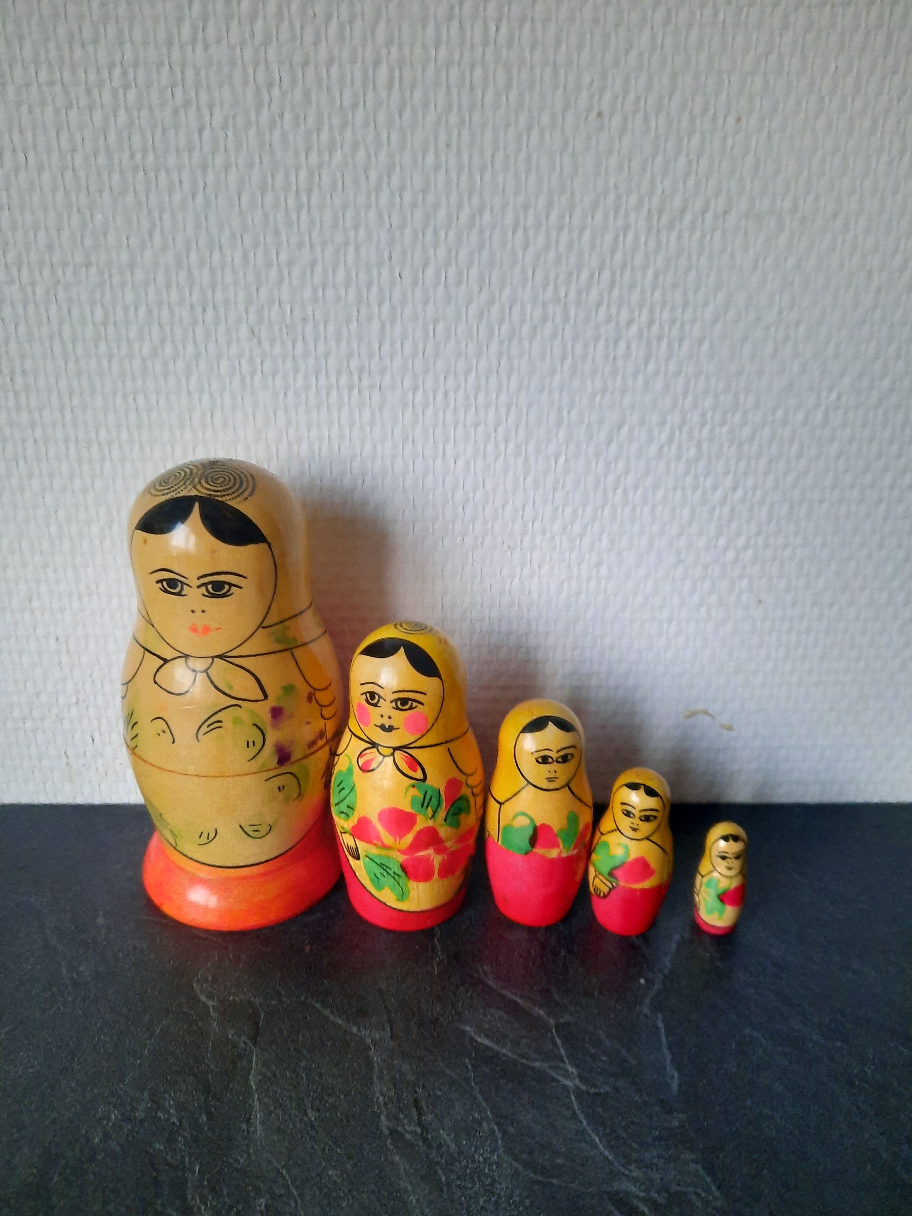 Vintage Russian dolls matryoshka
