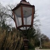 Cast iron exterior lamppost