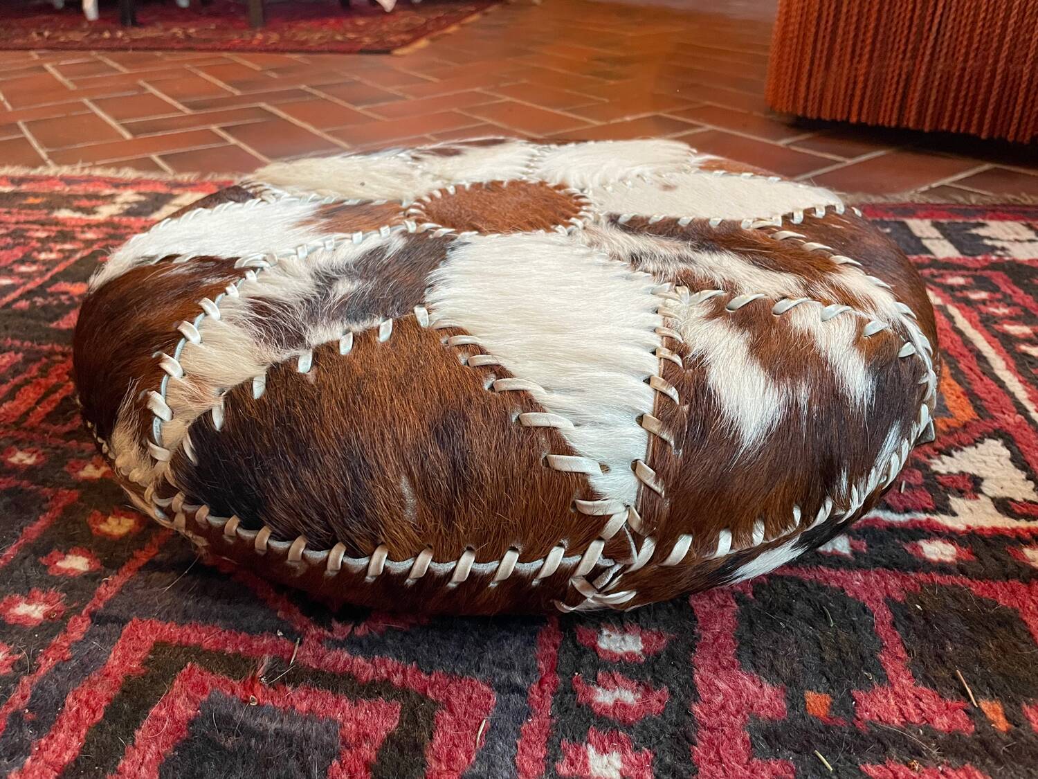 Goatskin floor cushion 1970