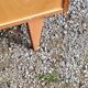 Vintage chest of drawers from the 50s/60s in golden mahogany 4 drawers feet bobbin