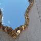 Golden mirror 44.5x29cm