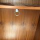 Teak secretary cabinet by Jean-René Caillette