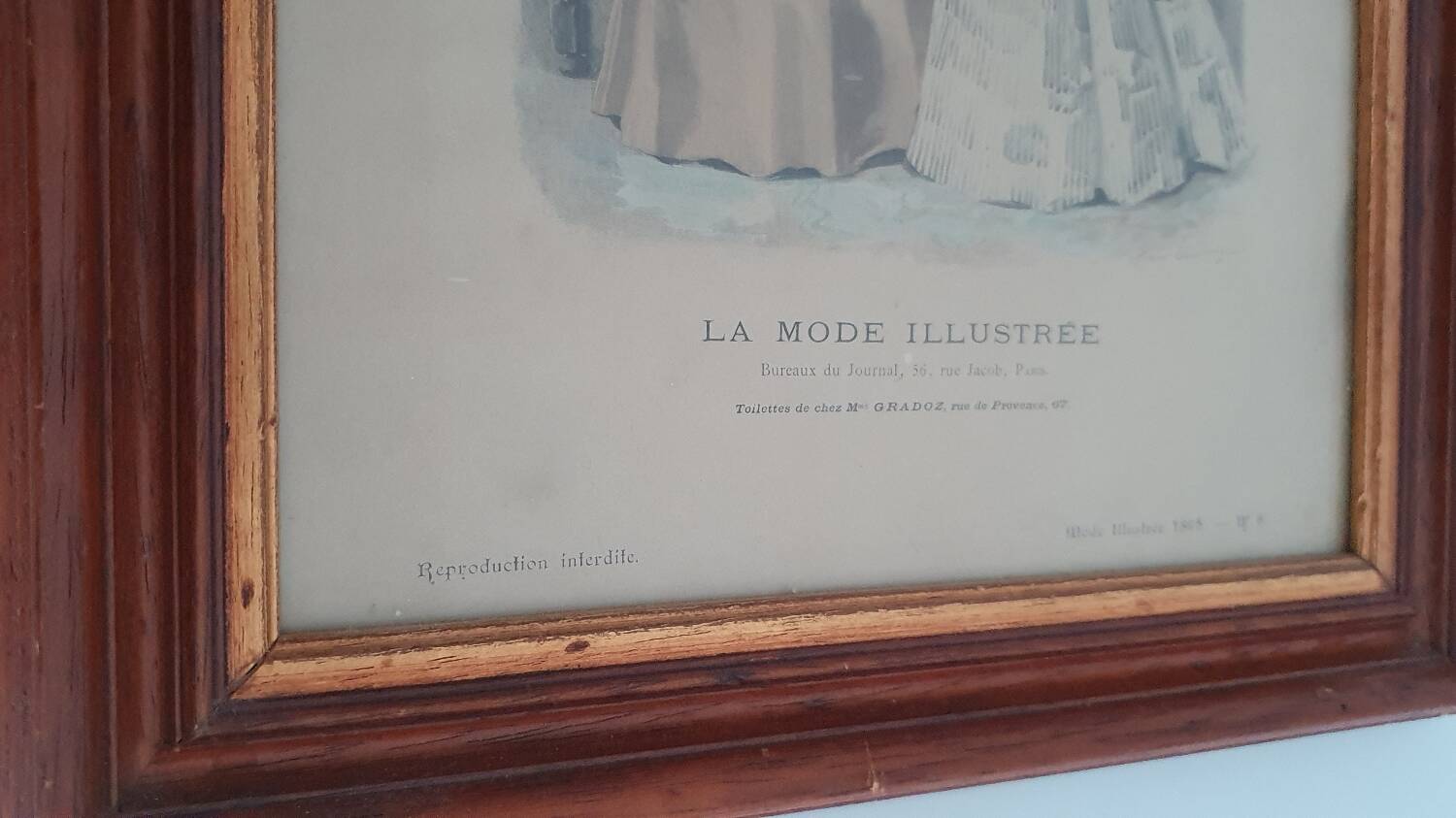 19th century fashion print