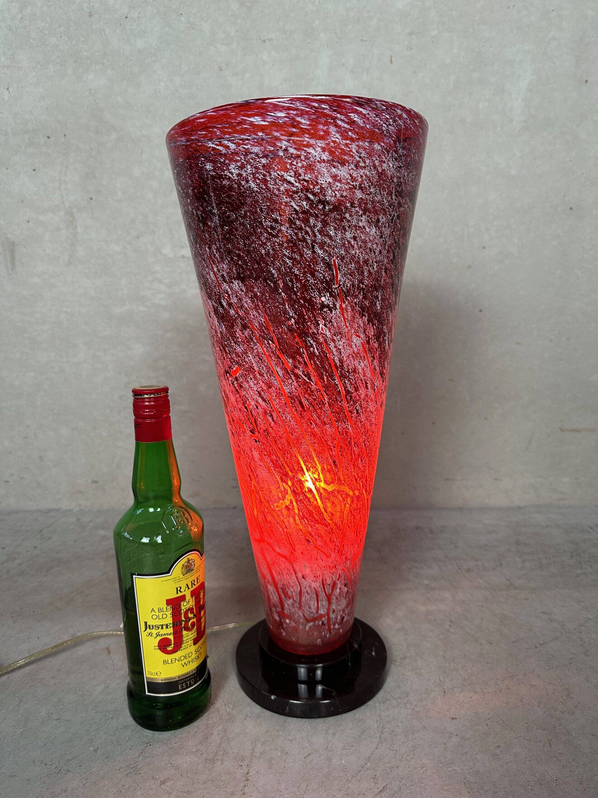 Art Deco table lamp – glass