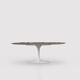 Tulip oval arabescato marble coffee table by Eero Saarinen for Knoll International 1990s