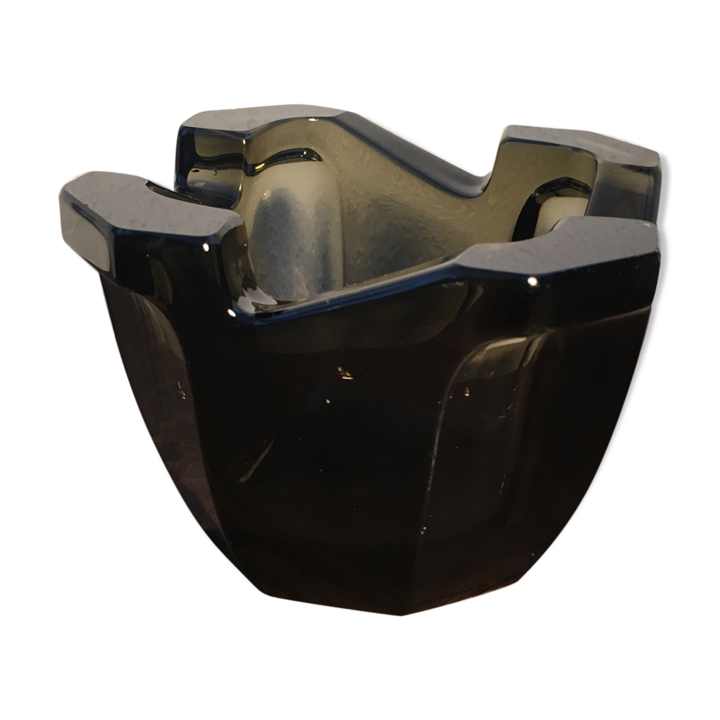 Bohemia glass ashtray circa 1950