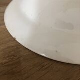 Vintage hollow dish in royal blue arabesque earthenware