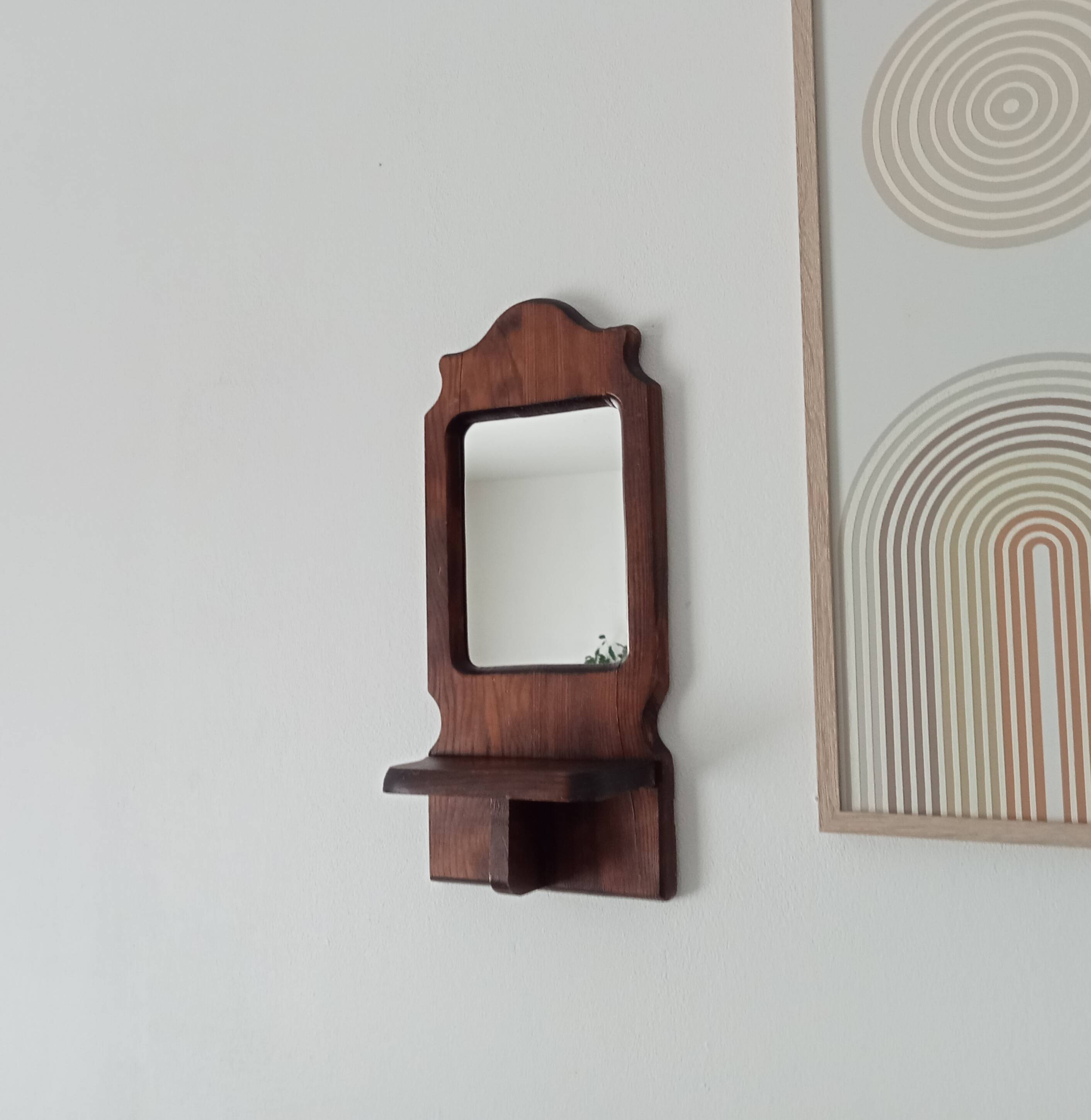 Vintage 60s/70s tablet mirror