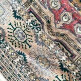 Carpet vintage afghan turkmen 161 x 242 cm