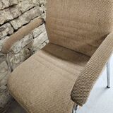 Pair of vintage 1970s Sedus bouclette wool armchairs