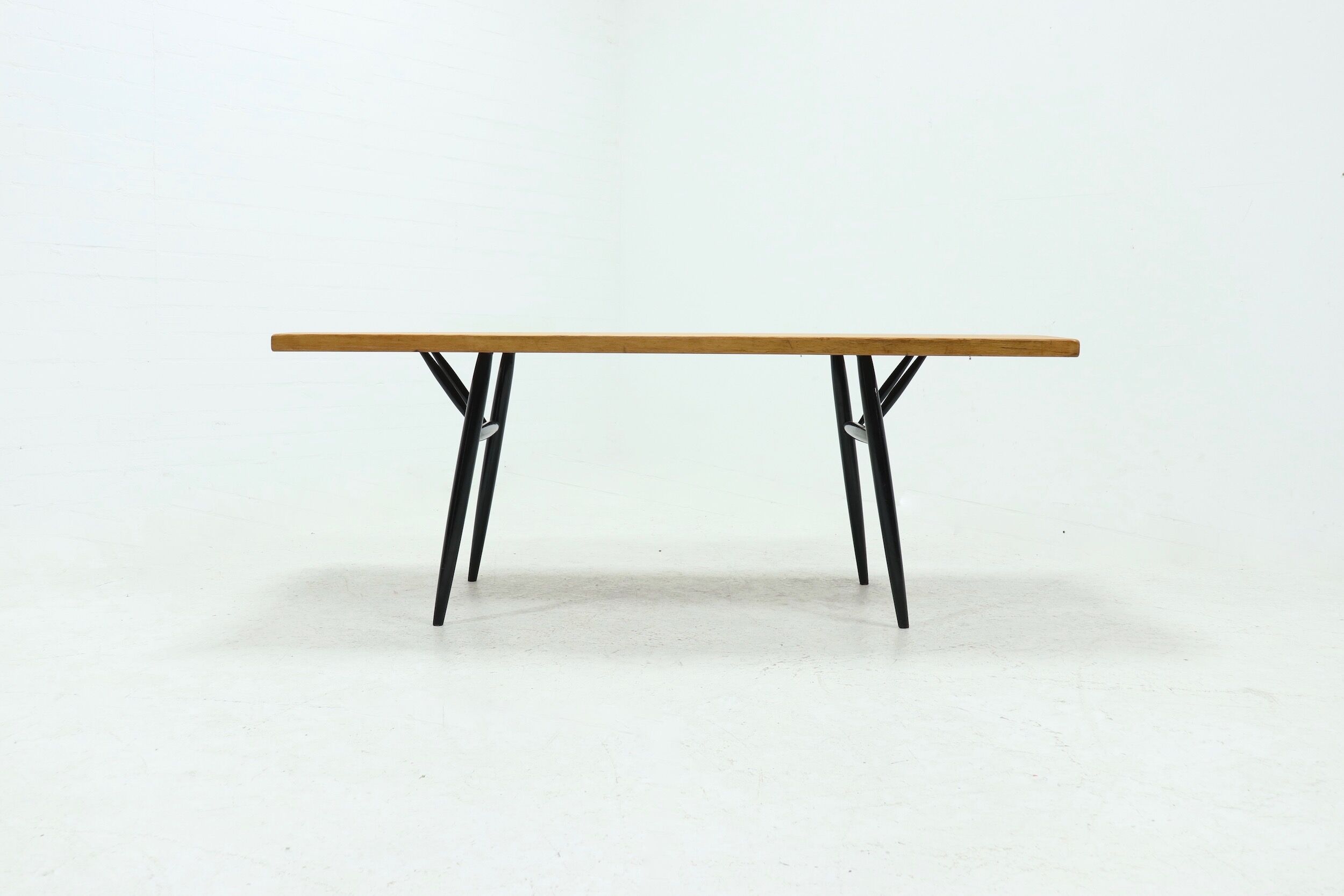 Pirrka dining table by Ilmari Tapiovaara for Laukaan Puu Finland 1950s