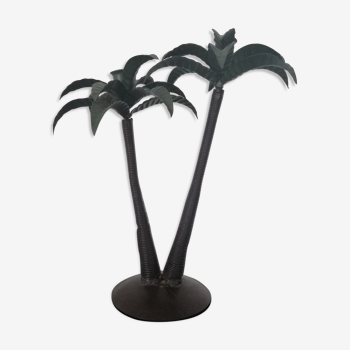 Art Deco palm candlestick