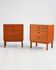 Teak bedside cabinets, Scandinavia 1960s