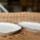 Set of 11 starter/dessert plates - Pommier Dureil 72 - Porcelain