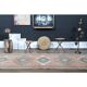 Orange Brown Turkish Vintage Oushak Wool Handmade Rug Runner 122x365
