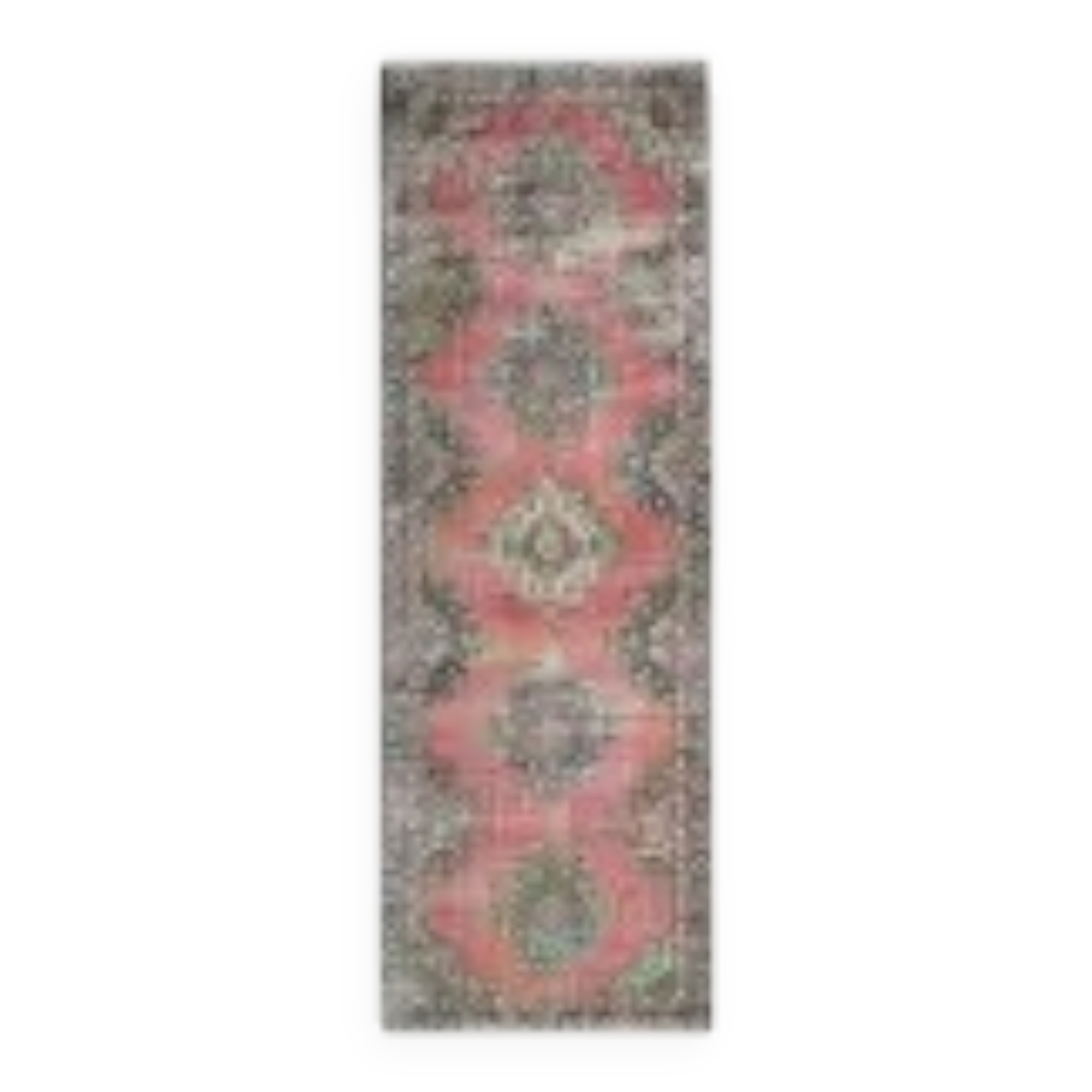Vintage Turkish Oushak Handmade Wool Cotton Red Area Rug 191x311