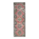 Vintage Turkish Oushak Handmade Wool Cotton Red Area Rug 191x311