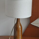 Stoneware bottle lamp