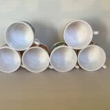 6 lotus mug cups