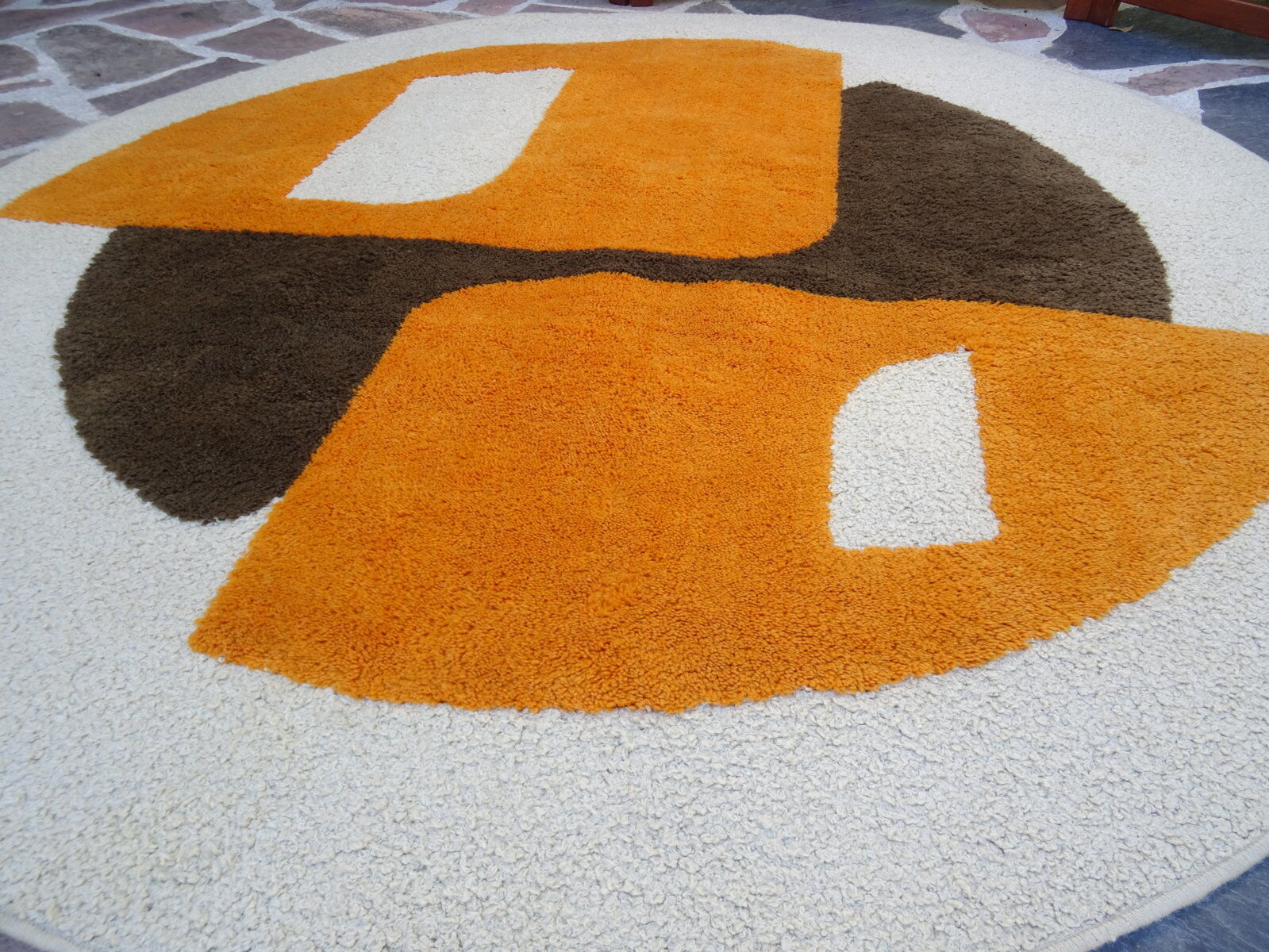 Design round carpet, 60s