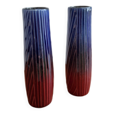 2 vases de Carl-Harry Stålhane atelier Rörstrand Suède années 60