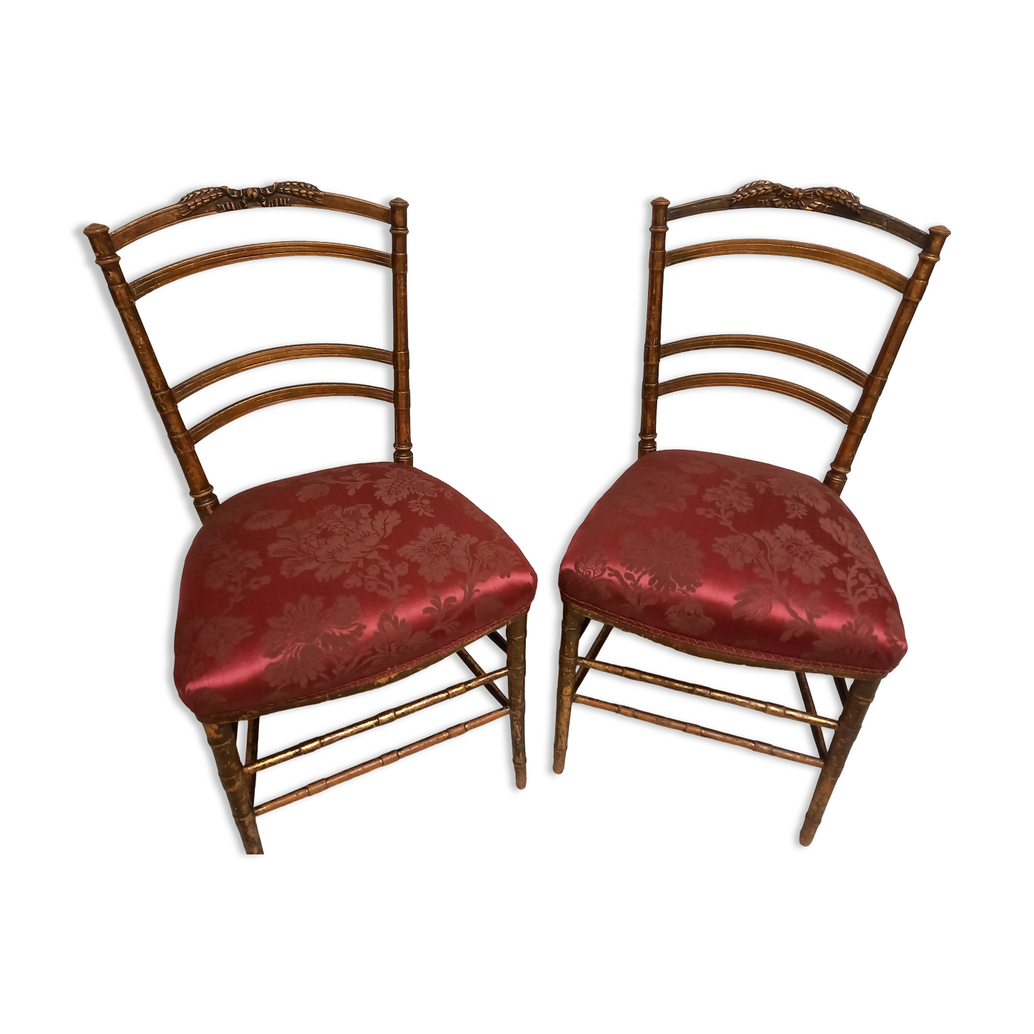 Pair of golden chairs