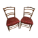 Pair of golden chairs