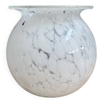 White bowl vase 1970s